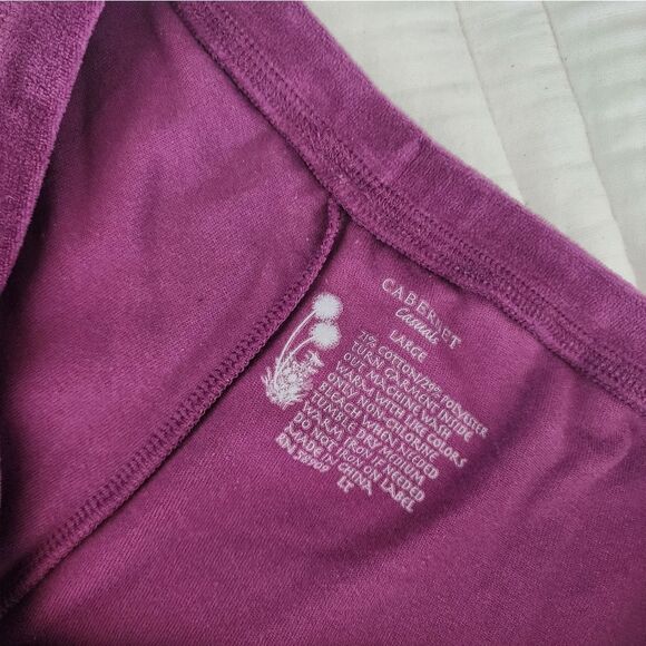 Cabernet pants velvet front pockets wide leg new with tags leisure casual pants - Picture 9 of 12